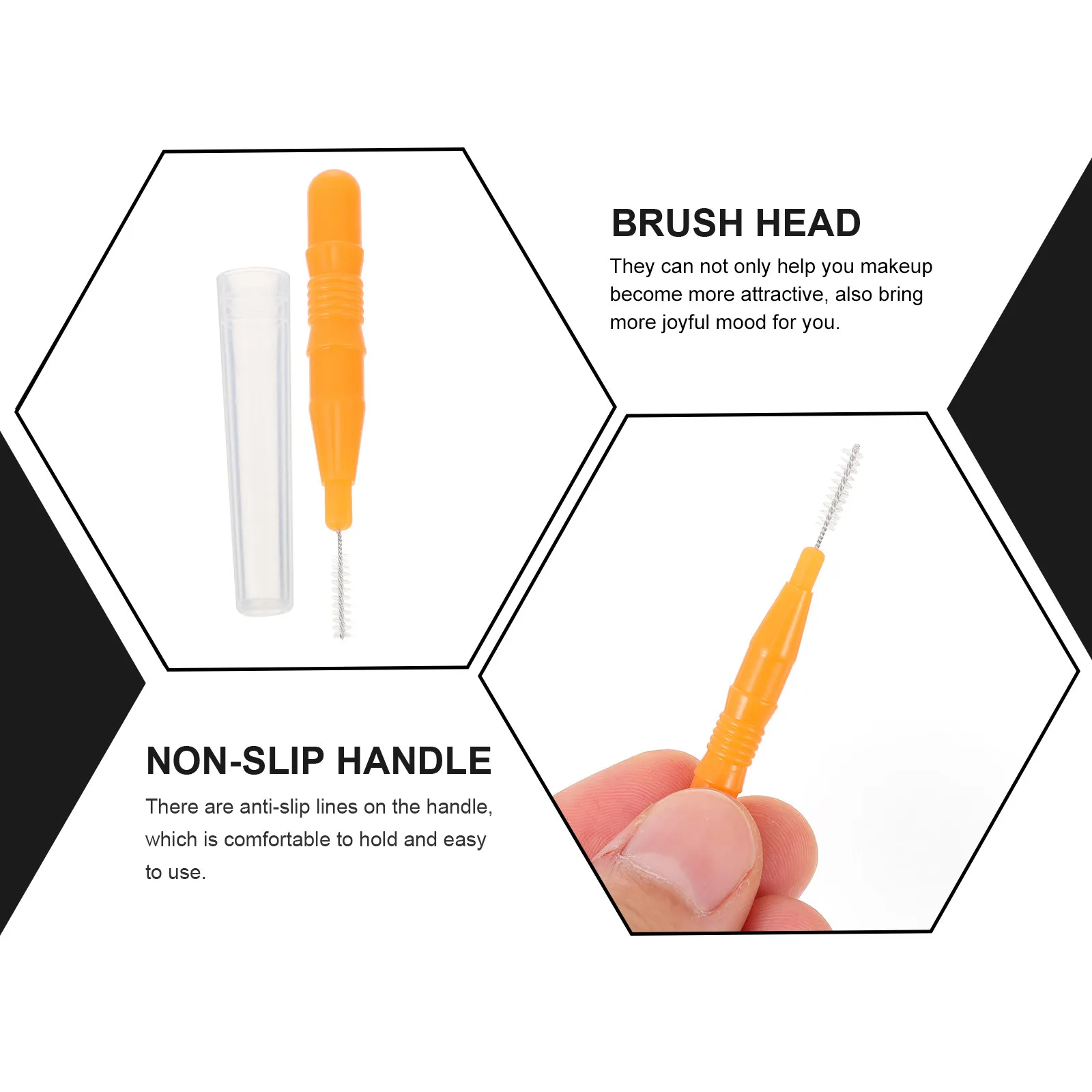 20Pcs Mini Makeup Brushes Eyebrow Interdental Tools Portable Multiuse Nylon Girls Travel Home Office Gift