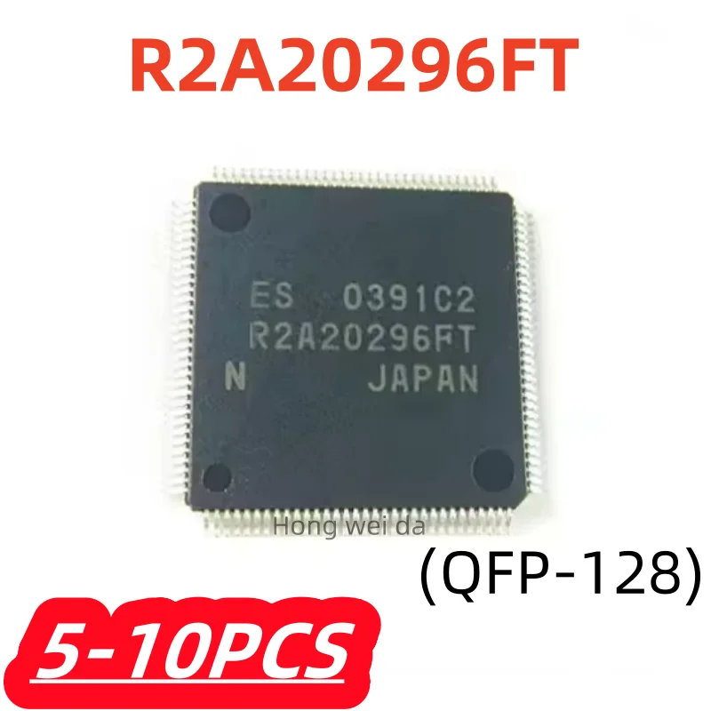 5-10 unids/lote 100% nuevo R2A20296FT R2A20296 20296 QFP-128 Chip de búfer de cristal líquido