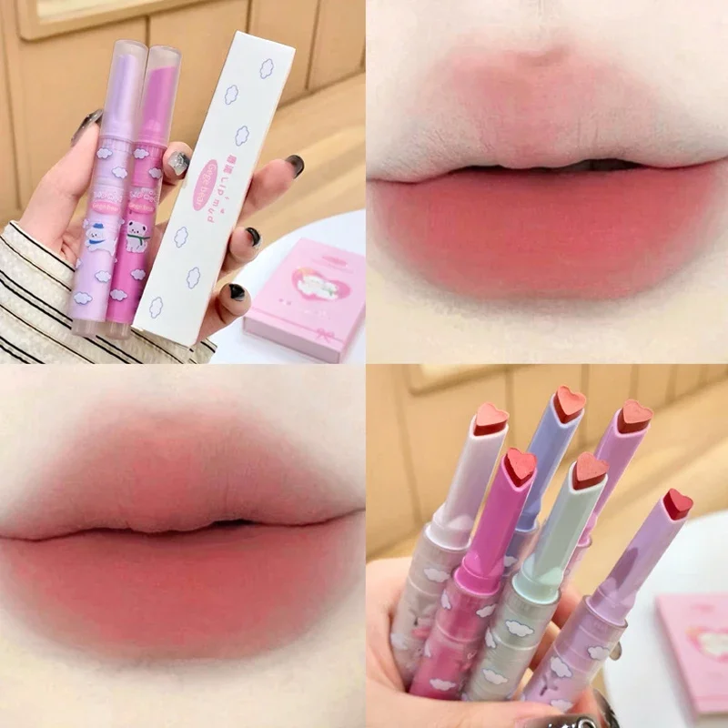 Matte Lipsticks Set Velvet Low Saturation Nude Not Easy to Fade Lipstick Waterproof Long Lasting Lip Mud Korean Makeup