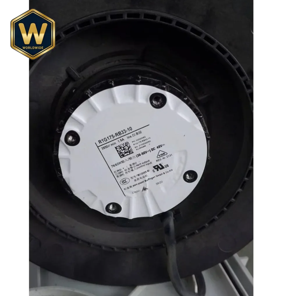 

SX Centrifugal Turbofan Wind Turbine Fan R1G175-RB33-10 M1G055-BI 175mm DC36-60V 48V 7662W 1.9A 3950rpm