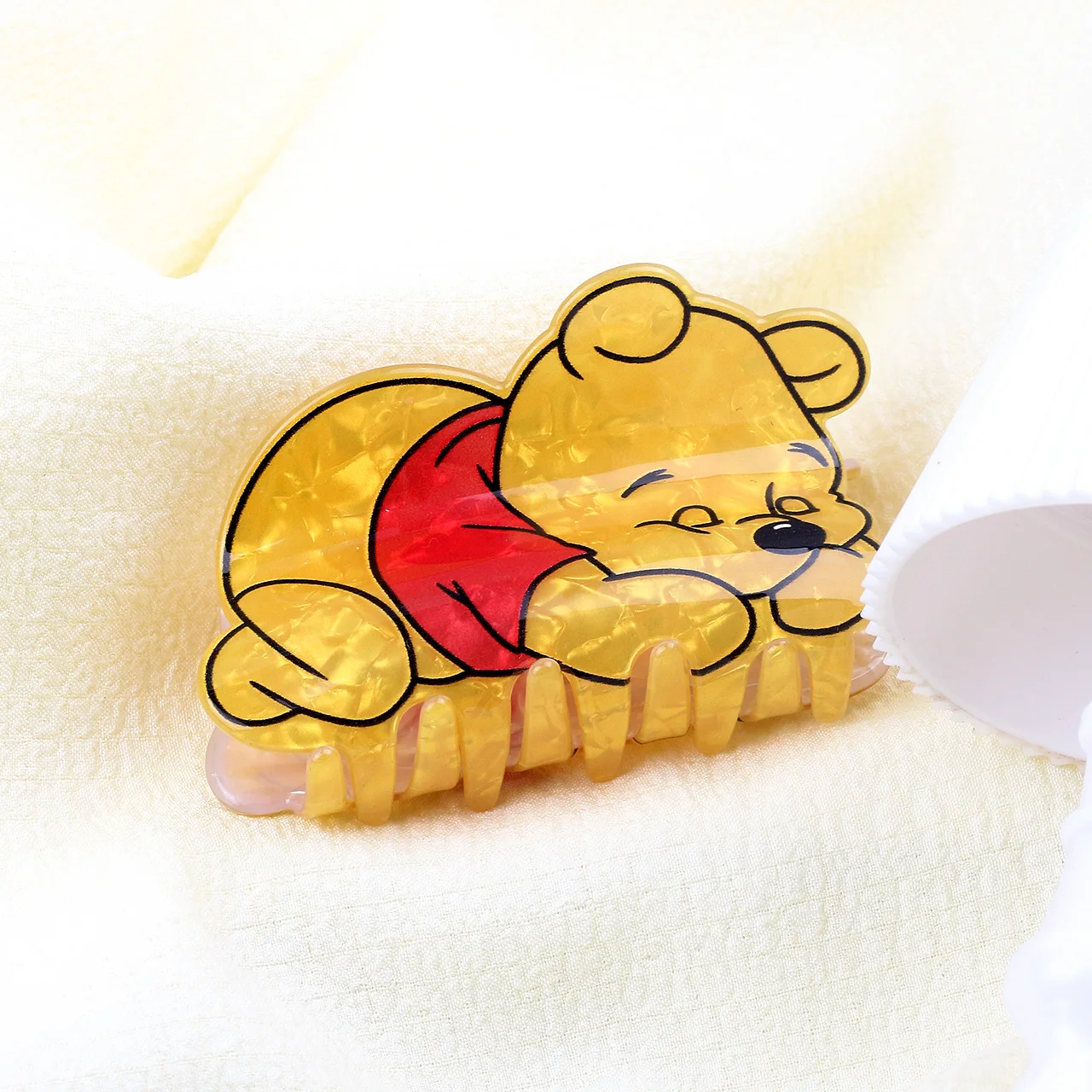 مخلب شعر ويني ذا بوه الكرتوني اللطيف من ديزني، مشبك شعر متعدد الوظائف #1