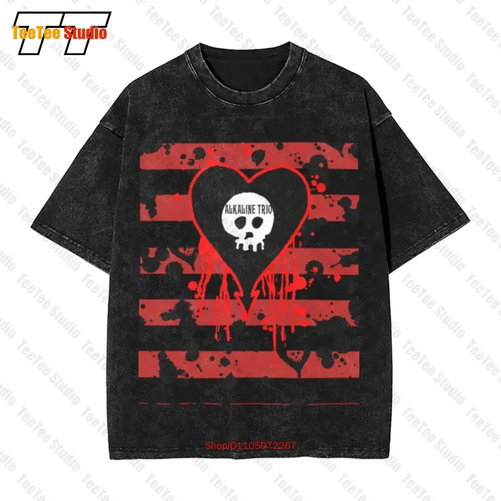 Alkaline Trio Bloody Stripes Vintage Oversized T-Shirt Y55I