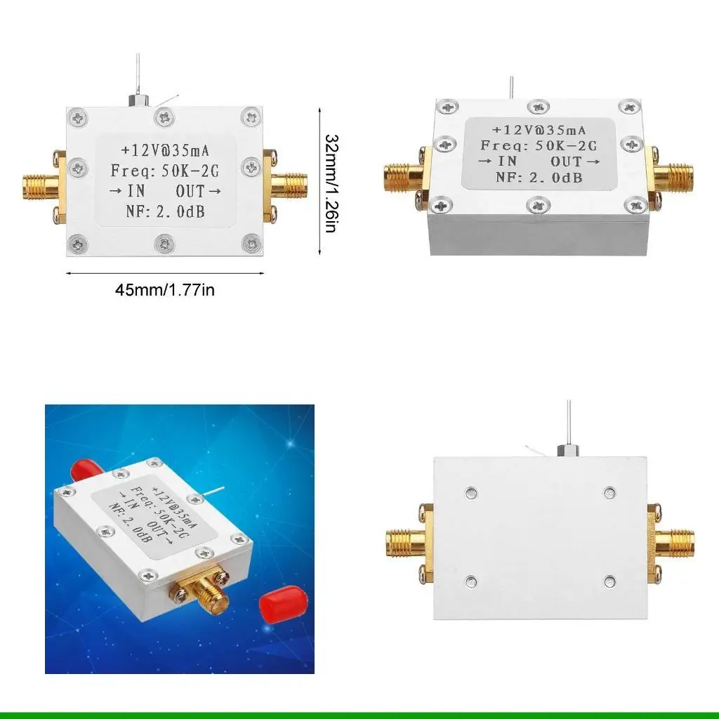 U55C Ham Radio Module 50K-2GHz for RF FM HF VHF / UHF Ham Radio Module