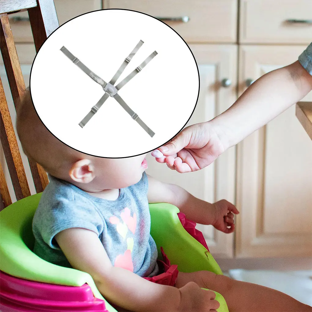 Baby Universal 5 Point Harness High Chair Safe Belt Seat Belts for Stroller Pram Buggy Children Kid Pushchair Child Dining Chair