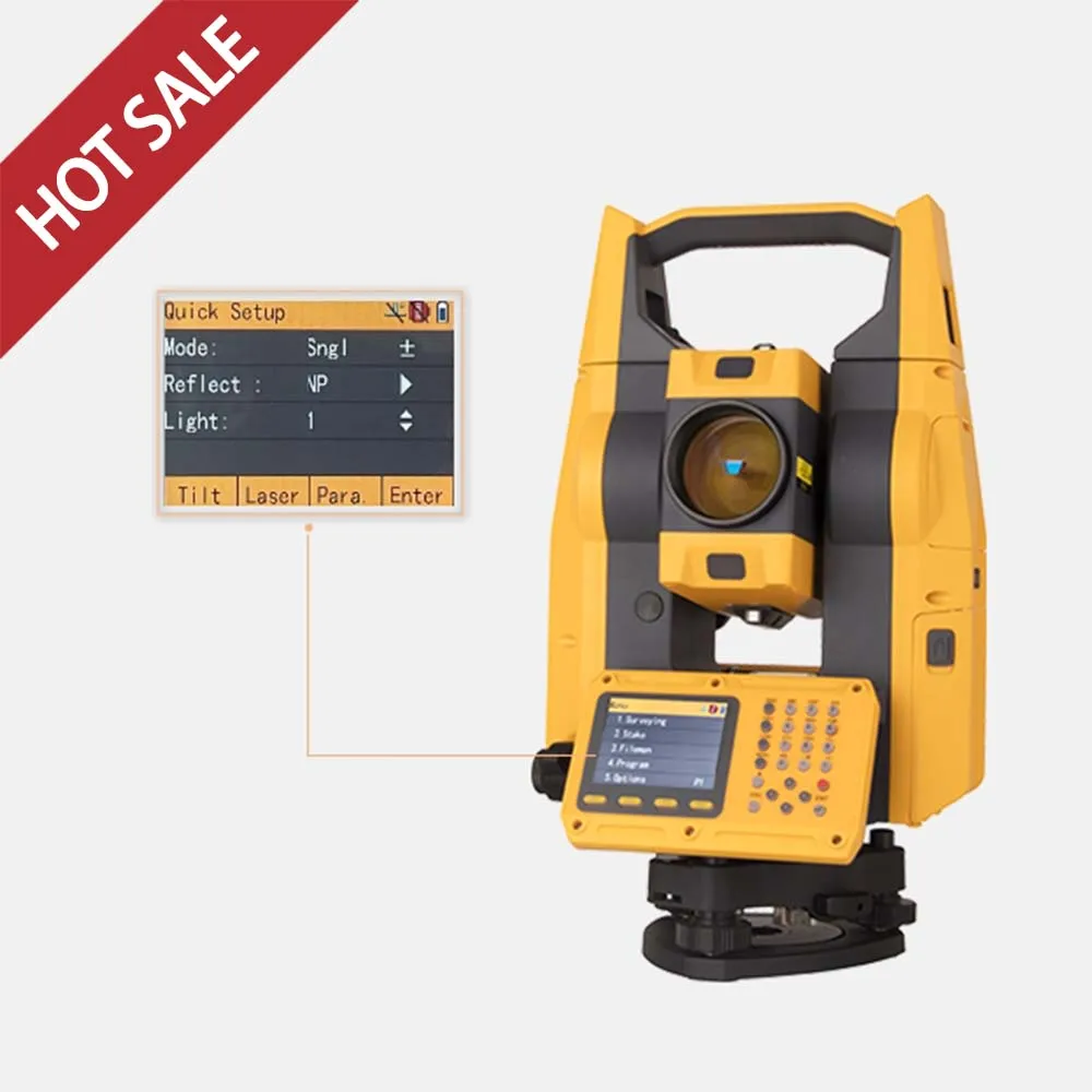 

HTS-521L10 Total Station, High-precision 1000m Prism Free, High-definition Color Screen, Real-time Operating System