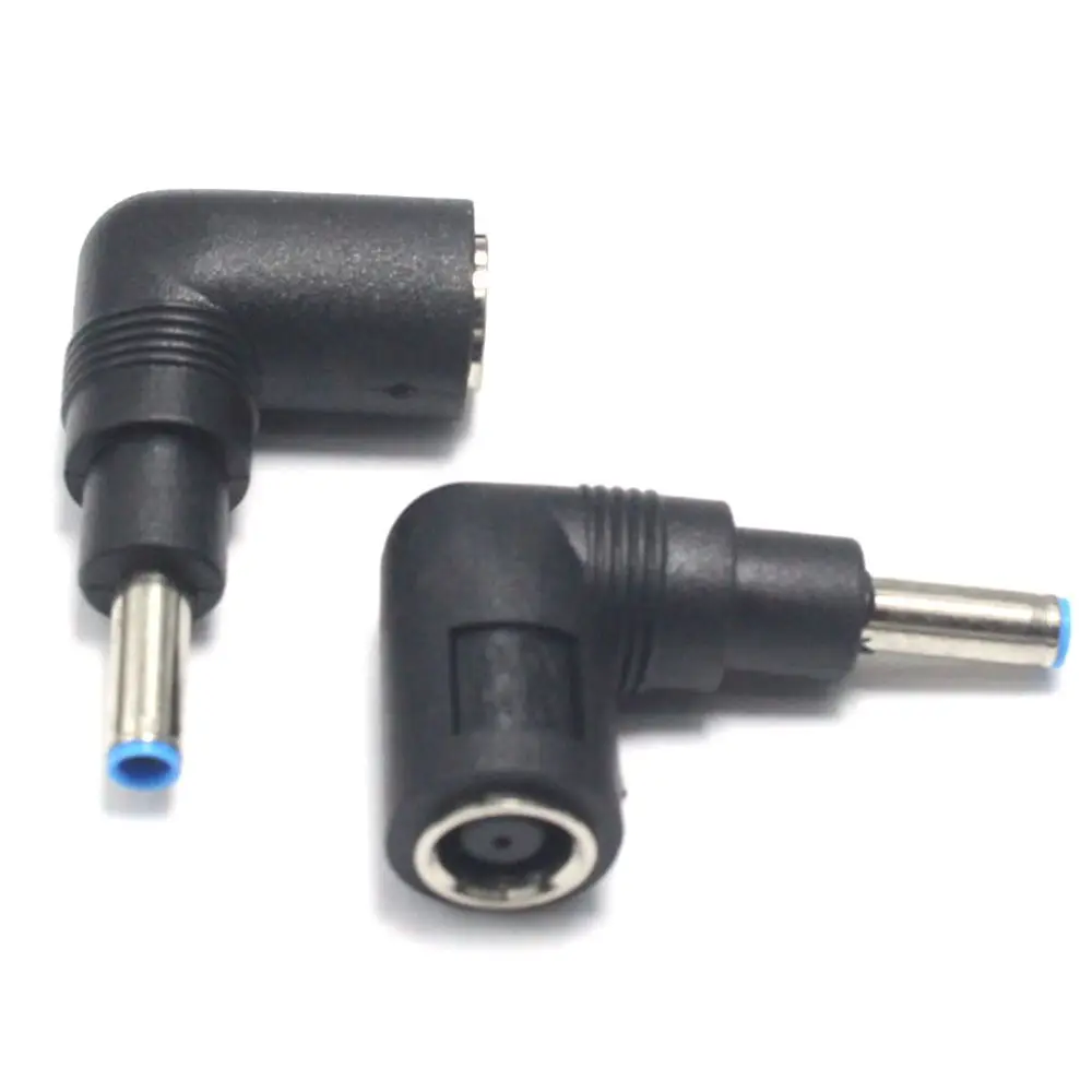 Right Angle Blue Tips for HP Dell Converter Laptop Adapter Connector Power Charger Plug