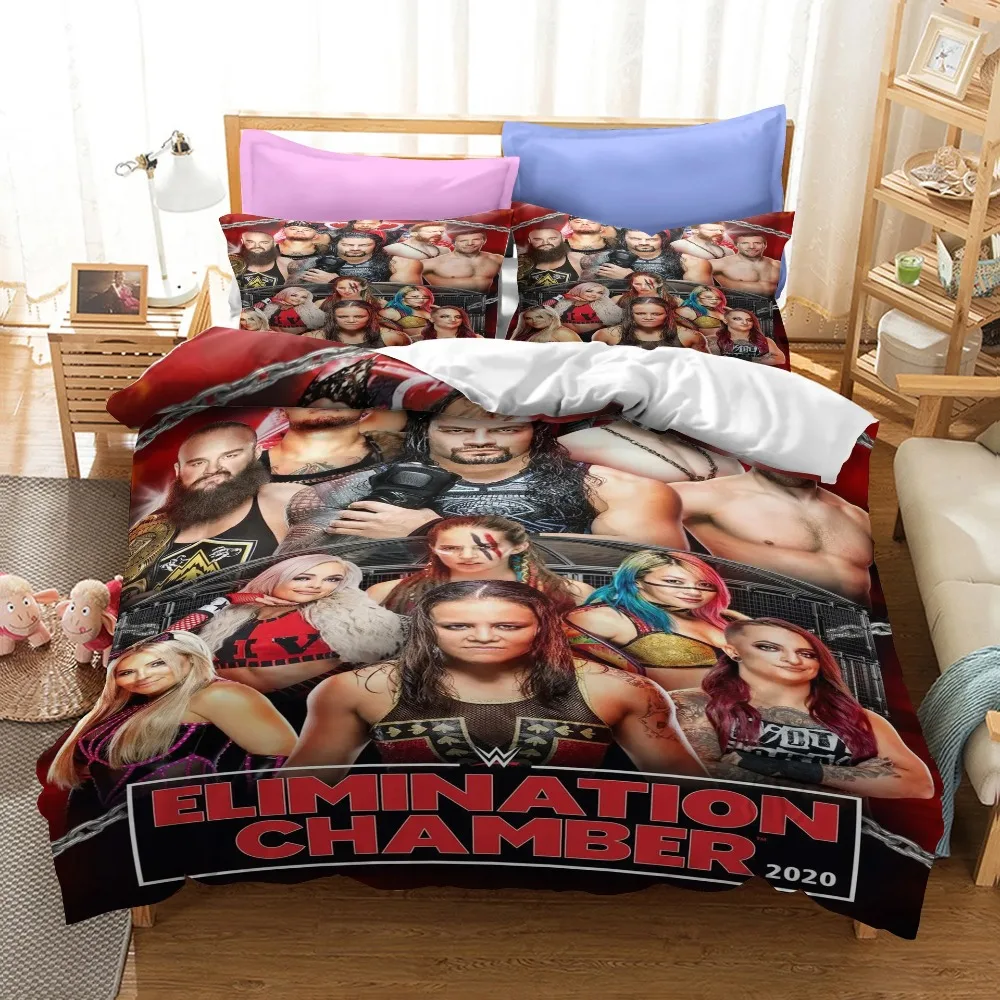 

Wrestling Gladiators 3D Printed Duvet Case Pillowcase Bedding Set Twin Full King For Kids Adults Bedroom