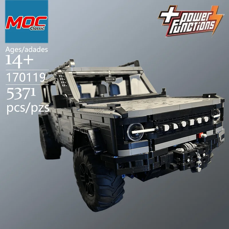 Specially Custom MOC Large 4WD Off-Road Vehicle Technic Model Trendy Educational Toys Top Choice Gift for Casual Building Games