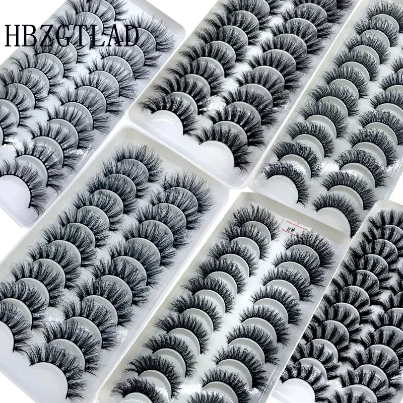 

1000 Pairs 3D Mink Eyelashes Makeup Natural Long False Eyelashes Dramatic Lashes Extension HandMade Fake Eyelash maquiagem