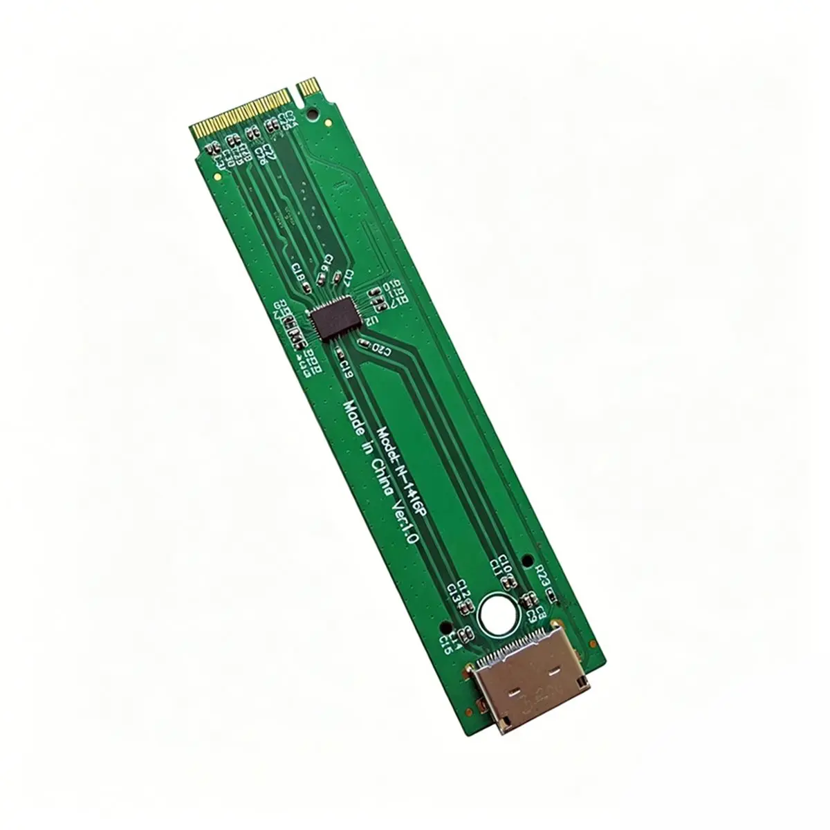 618 Mega Sale M.2 NVMe to Oculink SFF-8612 Adapter Card with Redriver Signal Amplification for PCIe NVMe M.2 NGFF SSD