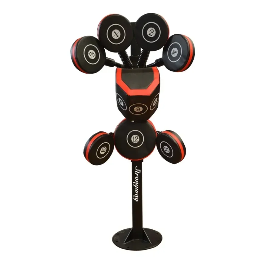 Newly Upgraded Boxing Training Machine Equipment Gym Case Fitness Boxing Master 4 Stations Adjustable Boxing Target