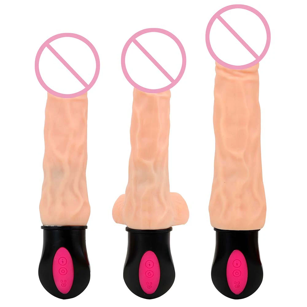 Bendable Sex Toys for Woman 12 Mode Realistic Dildo Vibrator Heating Female Masturbation Flexible Soft Silicone Vagina Massager