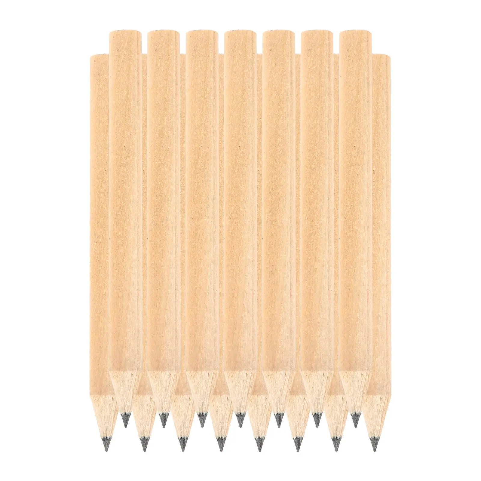 

50 Pcs Pencils Short Wood Golfing Erasable Practical Holder Half Shorts Writing Tools for Golf Trainers