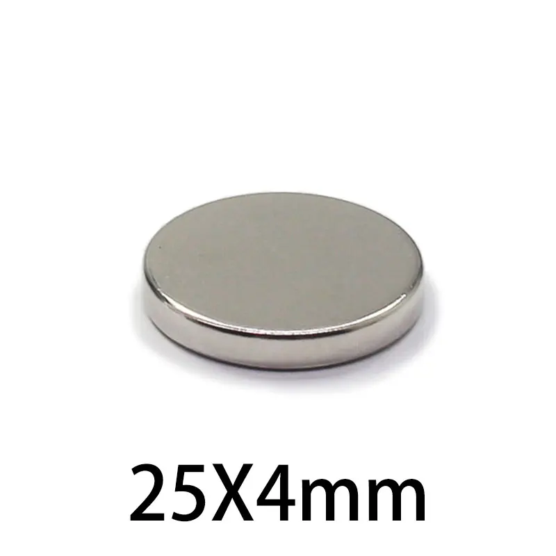 

2/5/10/15/20/30PCS 25x4 mm Disc Powerful Strong Magnetic Magnets N35 Round Permanent Magnet 25x4mm Rare Earth Magnet 25*4 mm