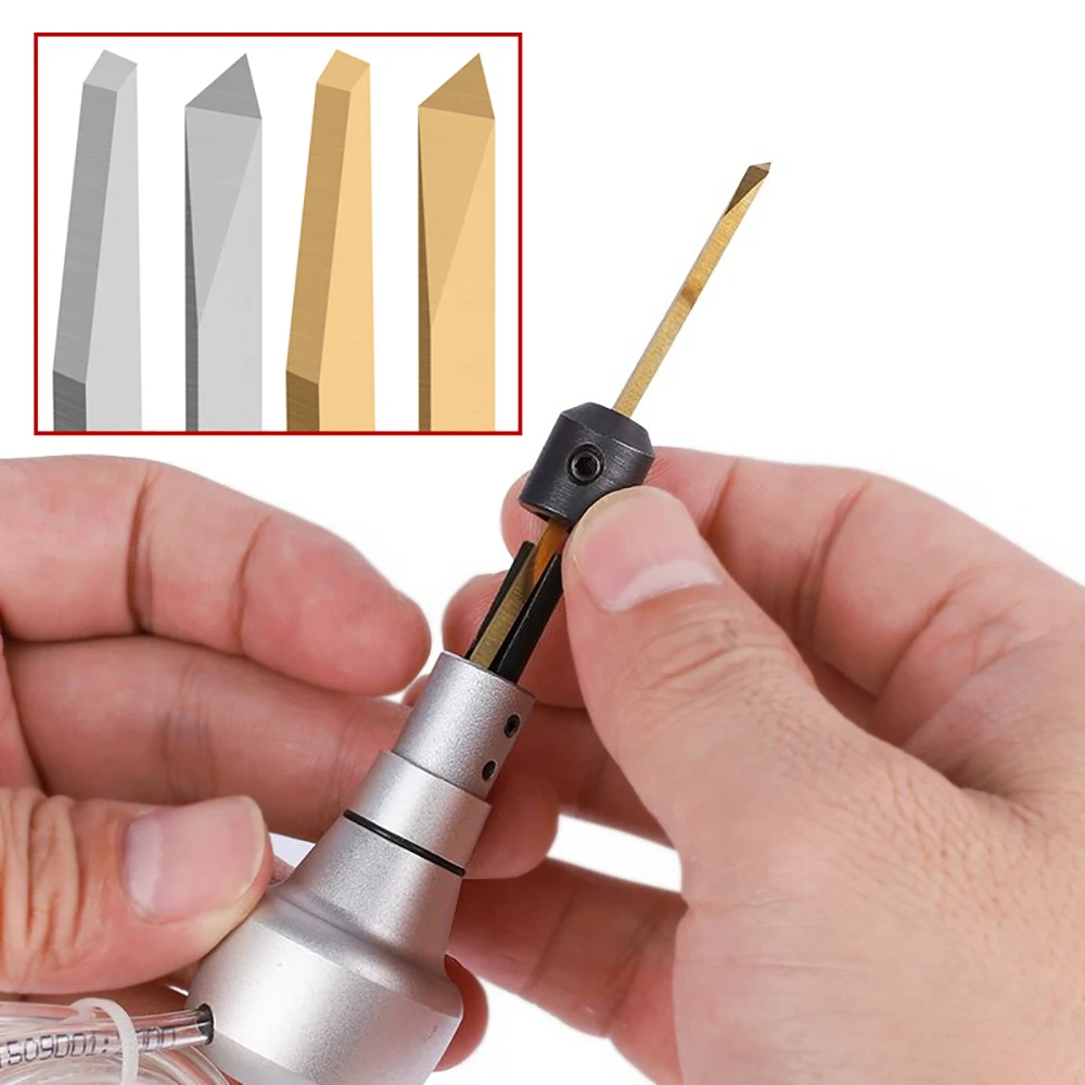 

Metal Craft Triangular Shovel Carving Knife, Gold, Silver and Copper Jewelry Tungsten Steel Shovel Engraving Machine Accessories