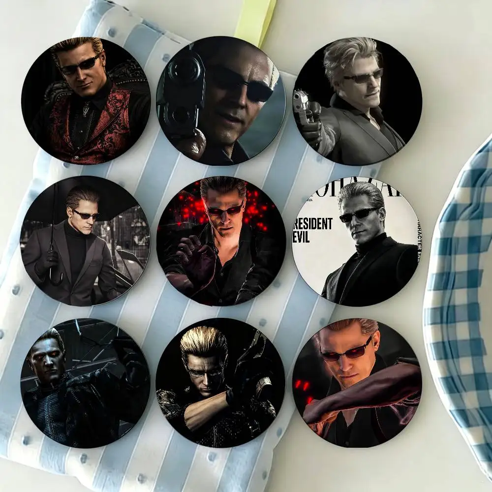 Albert Wesker  Brooches Cartoon Badge Pins Backpack Hat Accessories Friend Gift