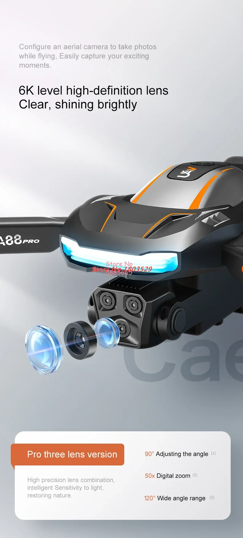 Profesional 8K Dual-Camera Aerial Photography Dron Obstacle Avoidance Flow Positioning Folding Remote Control Quadcopters Drone