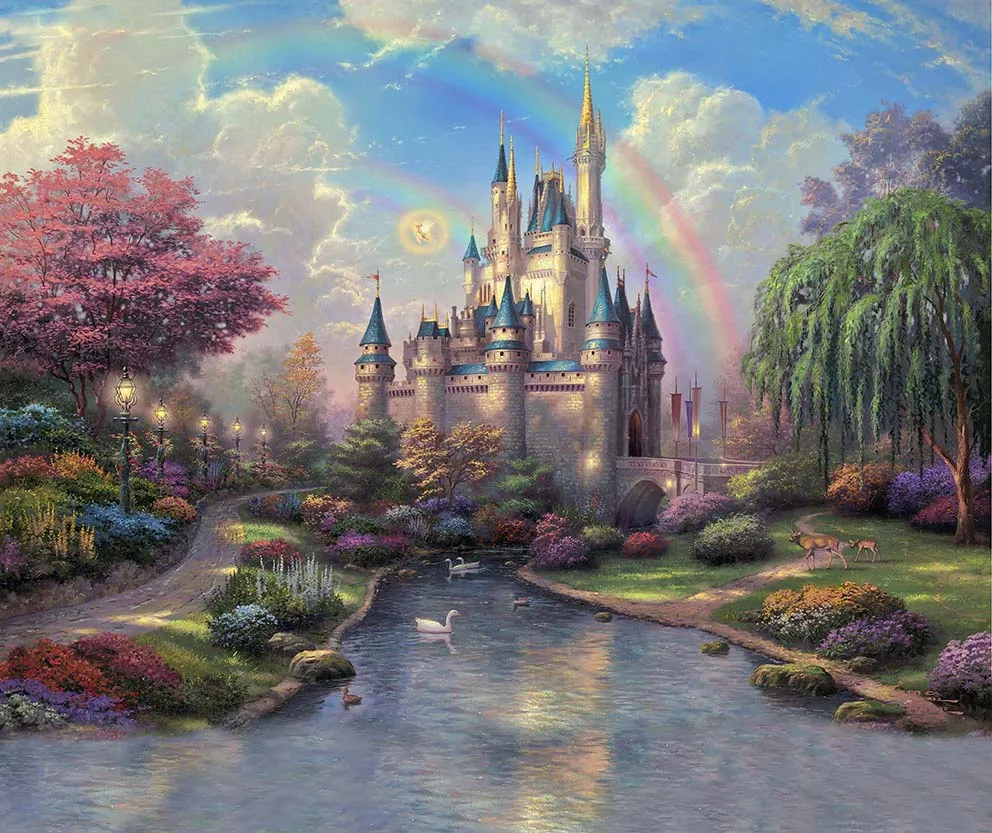 Cenerentola castello compleanno fotografia sfondo cartone animato bambini ragazza torta Smash puntelli zucca Car Decor Baby Shower sfondo