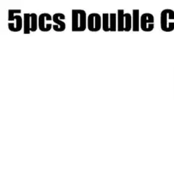 5Pcs 100mm Double Head Carbide Rotary Burrs Set 1/8 Inch Shank Milling Rasp File For Metal Wood Glass Grinding