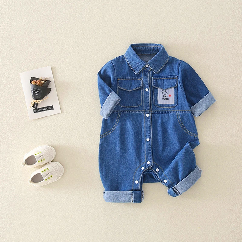 

Baby Children Boys Clothing Toddler Overalls Denim Pants Fashion Kids Girls Casual Wear Jumpsuits