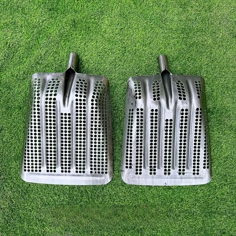 Manganese Steel Soil Sieve Shovel Multifunctional Mesh Filter for Sand Stone Soil Separation Garden Agriculture Essential Tool
