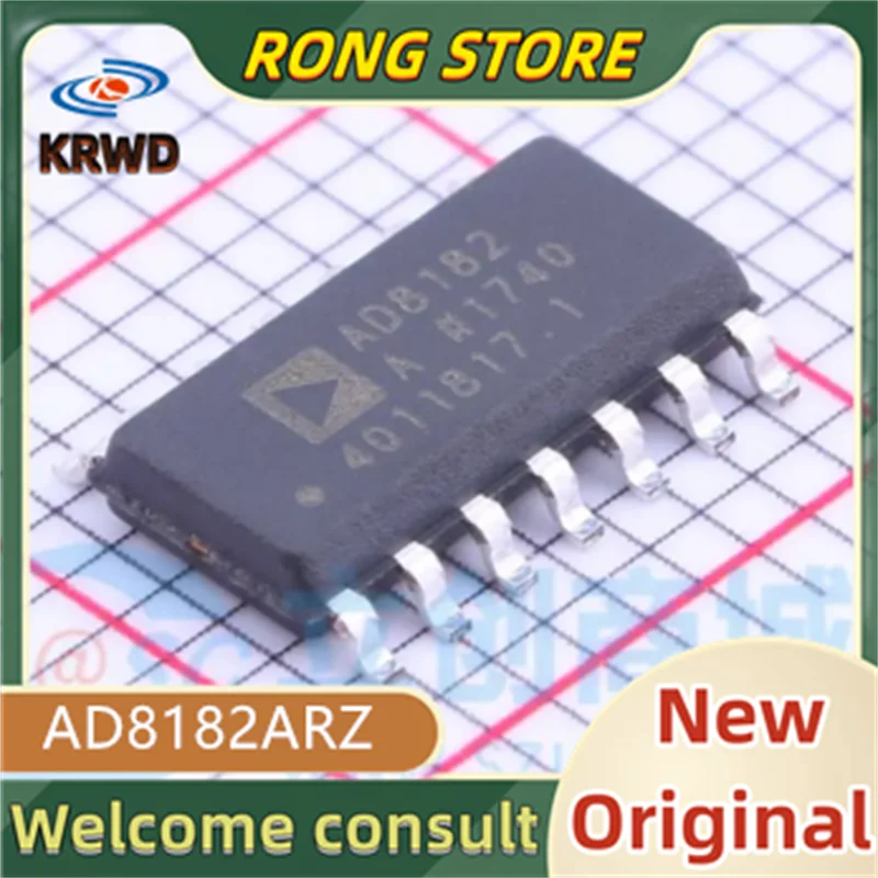 

2 шт. AD8182 Новые и оригинальные AD8182ARZ AD8182AR AD8182A 8182 SOP-14