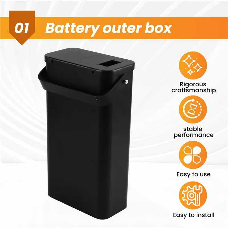 ل Niu Ebike متوافق 18650 خلايا صندوق بطارية ليثيوم حافظة دراجة كهربائية حافظة بطاريات ل Niu U1/U1B/U1C/UQIS