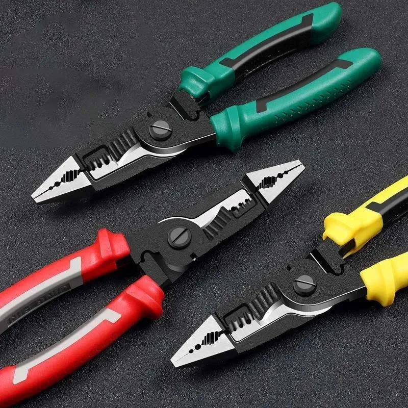 Multifunctional  Stripping Pliers Professional Grade Universal Pliers 9-in-1 Stripping Pliers Electrician Special Hand Tools