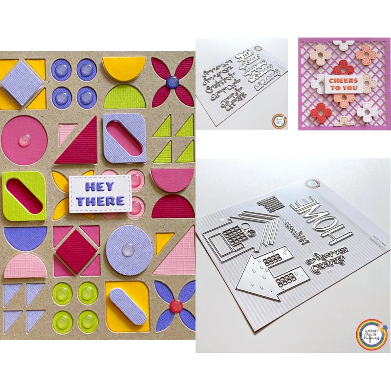 The Perforated Board Is Adorned with Floral Decorations Cutting Dies Scrapbook Diary Decoration Stencil Embossing Template DIY
