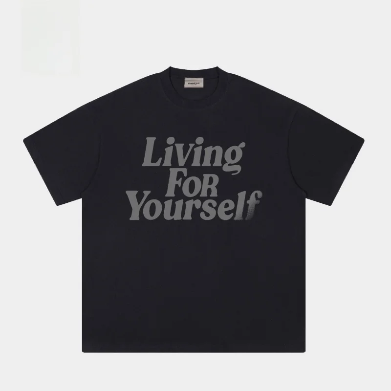 

Футболка Hong Kong FOG с американским принтом, свободного кроя, из плотного 100% хлопка, с коротким рукавом, круглым вырезом, летняя, модная, брендовая.