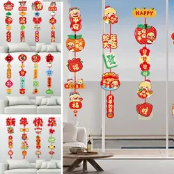 Hanging Ornament New Year Pendants Chinese Style Year of the Snake Pendant Festive Blessing Ornament Happy New Year