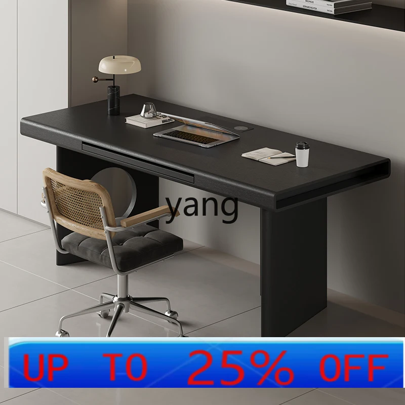 LTT Minimalist Home Adult Office Computer Bedroom Black Work Desk