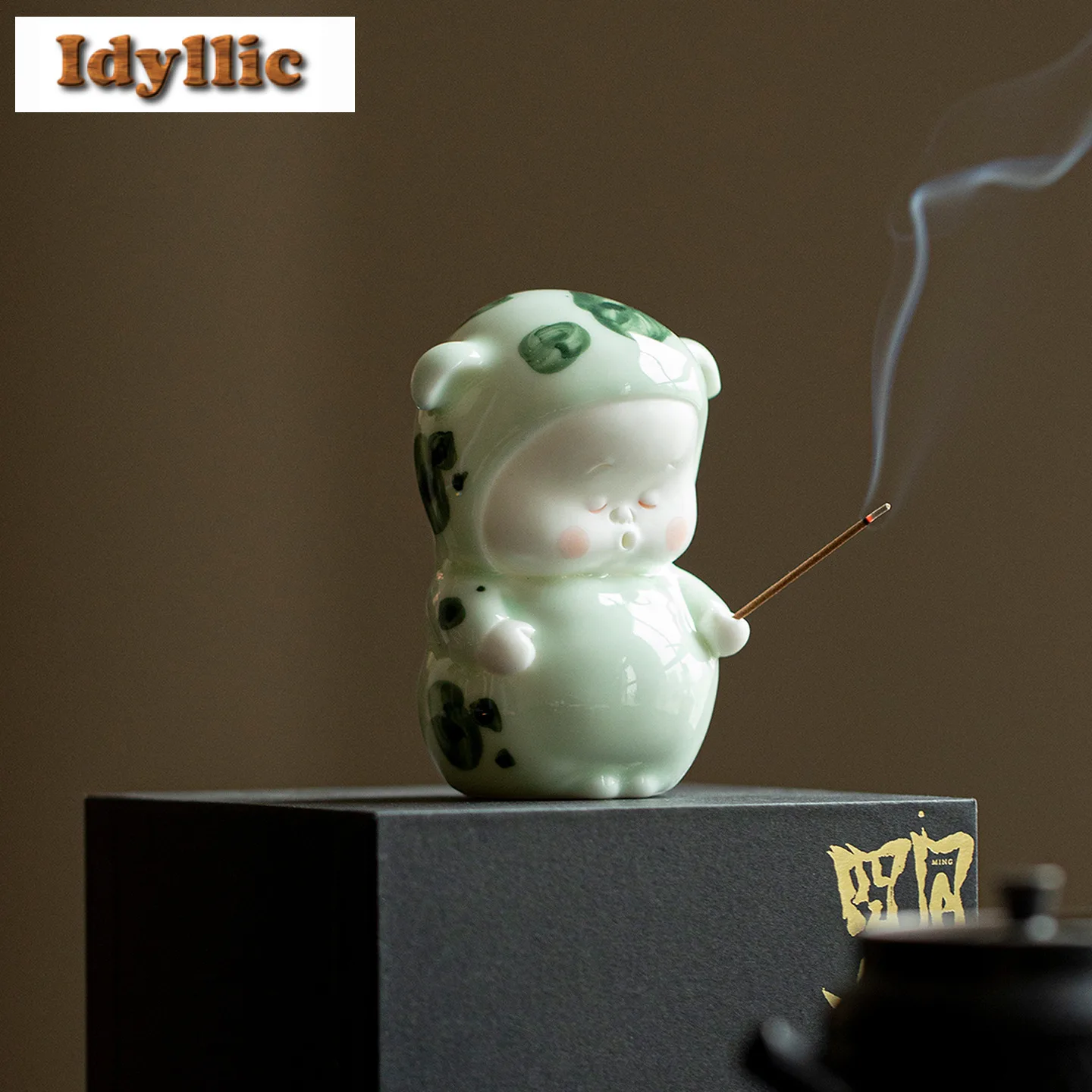 Cute Tiger And Piggy Incense Holder Mist Smoking Steamers Incense Burners Aromatherapy Smell Distributor Censer Tea Items Craft