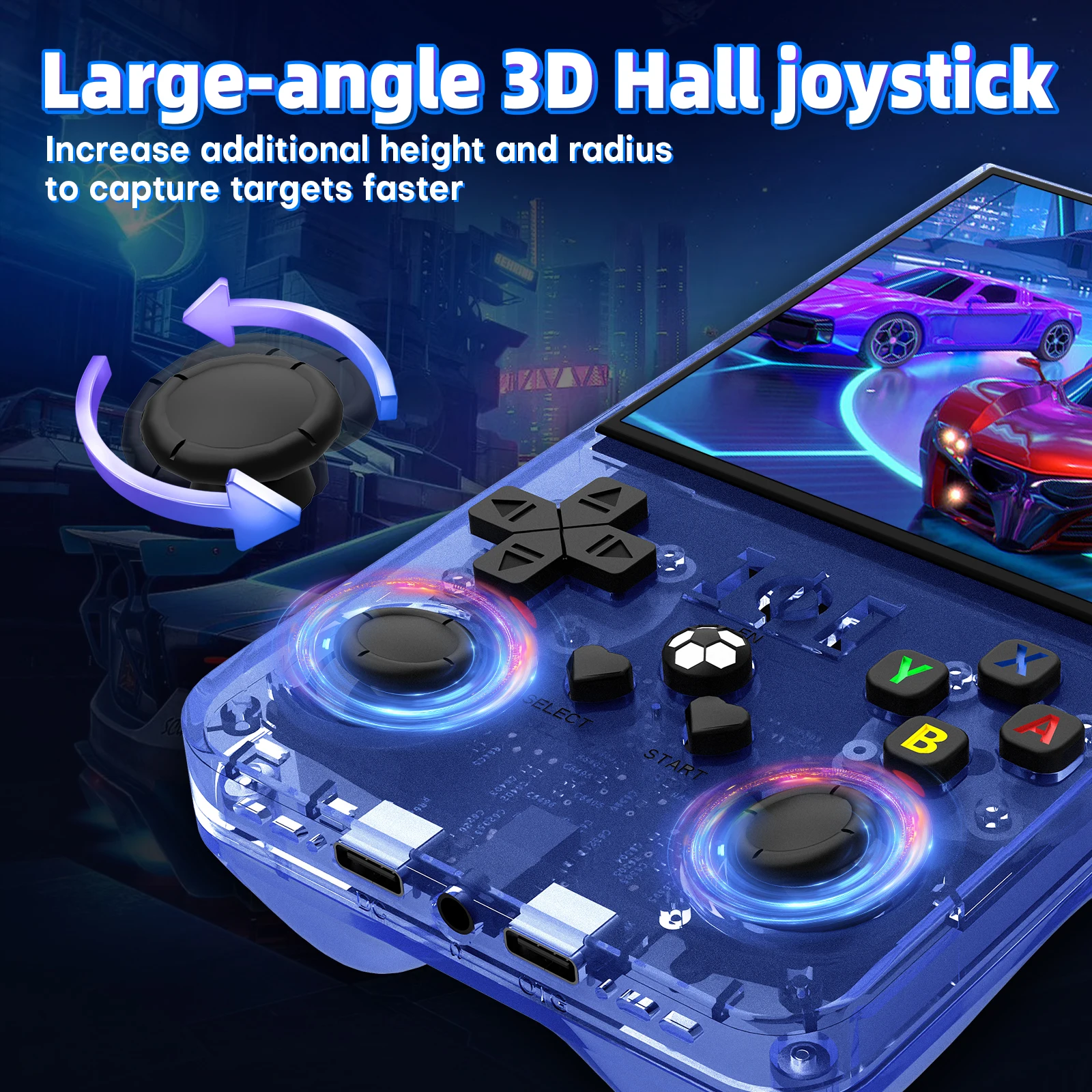 R36MAX Retro Handheld Game Console Linux System 4.0” IPS Screen Open Source Portable Pocket Video Player No Download Required