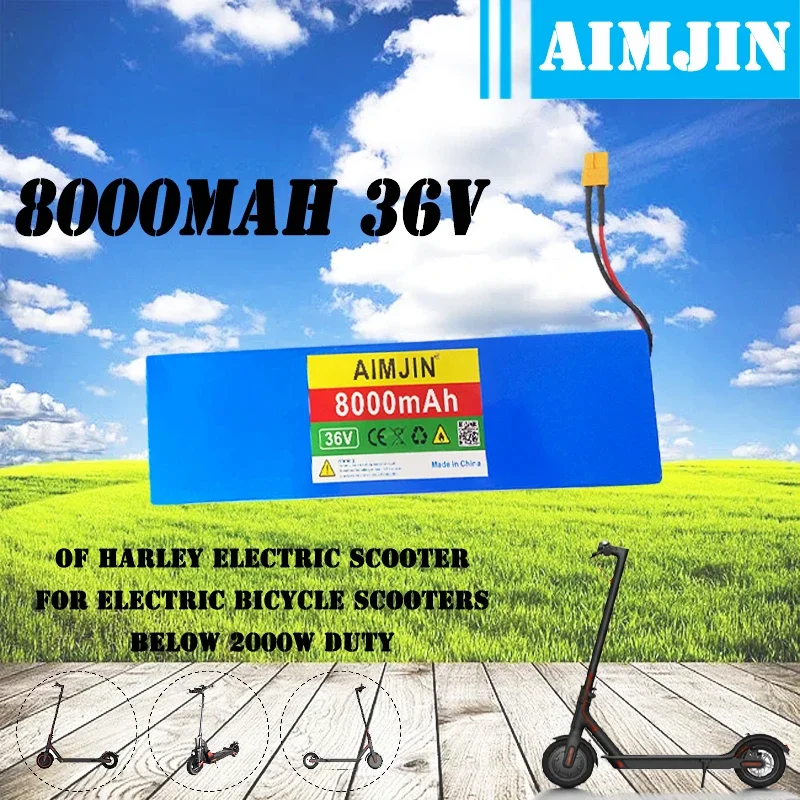 

100% новый аккумулятор 10S3P 36 В 18650 Li-Ion 350 Вт 500 Вт для электрического скутера высокой мощности 8000 мАч Kugoo s2 s3 s4