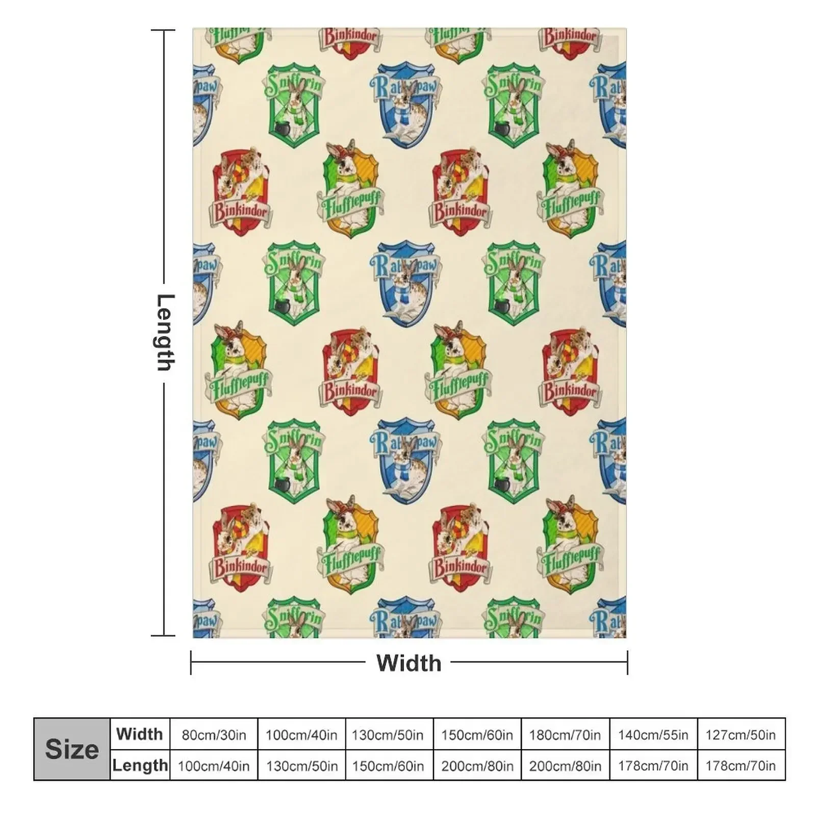 Magical Rabbit Copper Throw Blanket Cute Plaid Thermal Bed Vintage Blankets