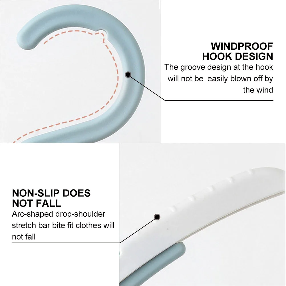 

10Pcs Kids Adjustable Non-Slip Clothes Hangers Retractable Baby Hangers for Nursery Closet Toddler Clothing Organizer