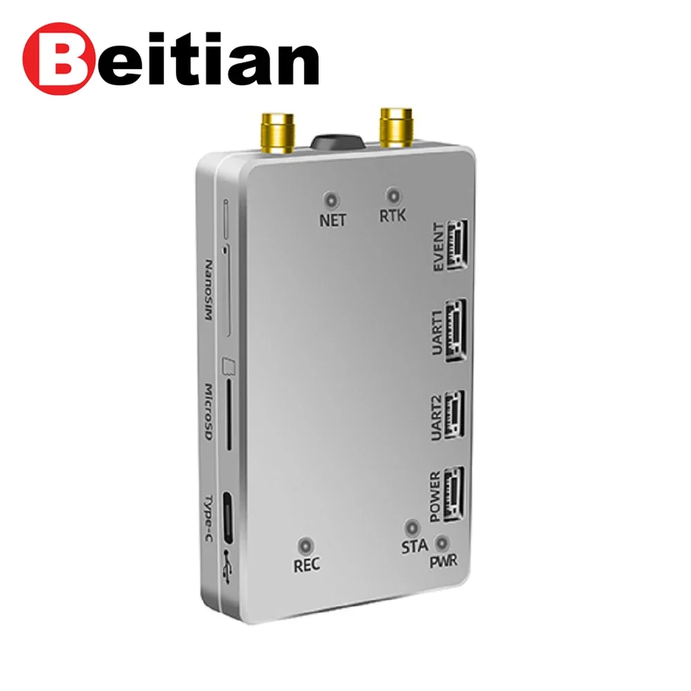 

Beitian gnss receiver built-in ZED-F9P 4G module BeiDou Galileo GLONASS GPS GNSS RTK module BG-610