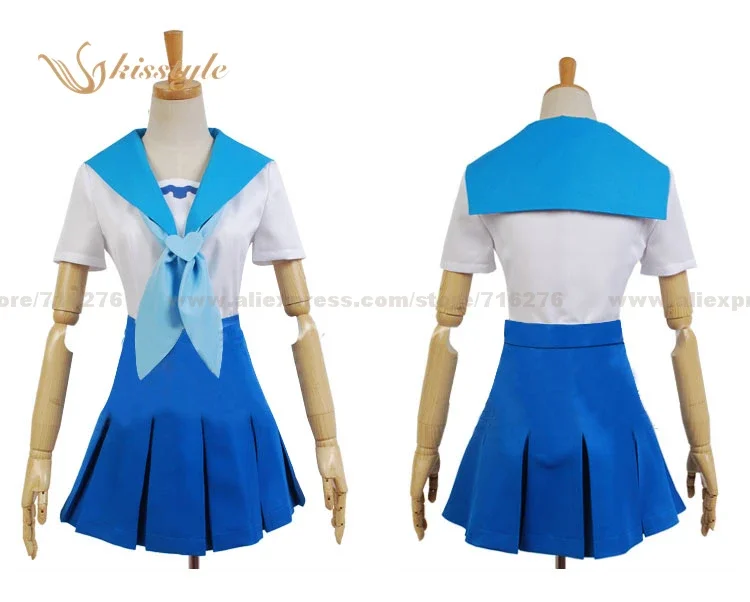 

Kisstyle модный стеклянный зажим Gurasur vrh Toko Fukami Одежда Косплей Униформа COS Костюм