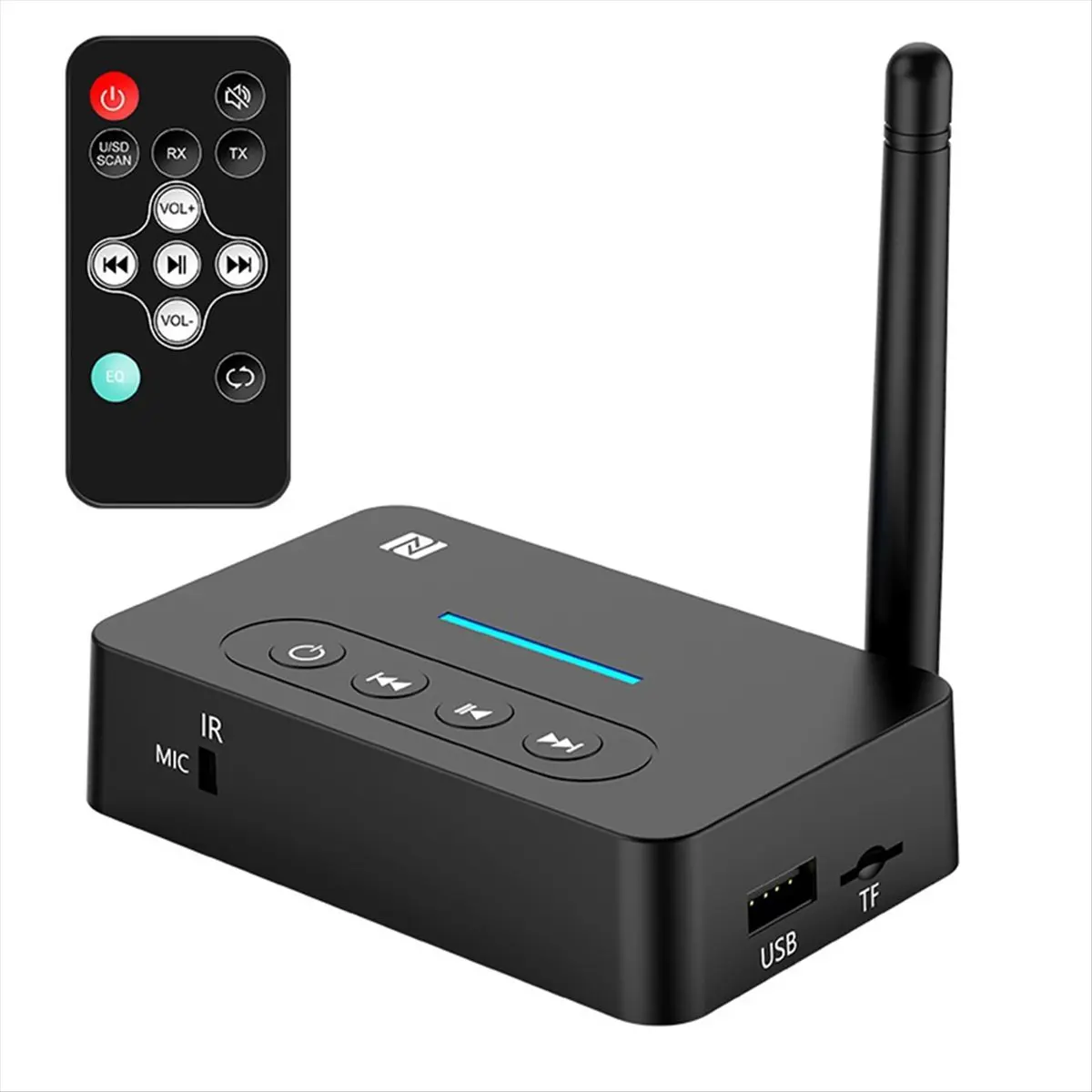 N86R Bluetooth Audio Receiver Transmitter USB TF Card Music Playback AUX to Audio Amplifier Stereo Wireless Adapter