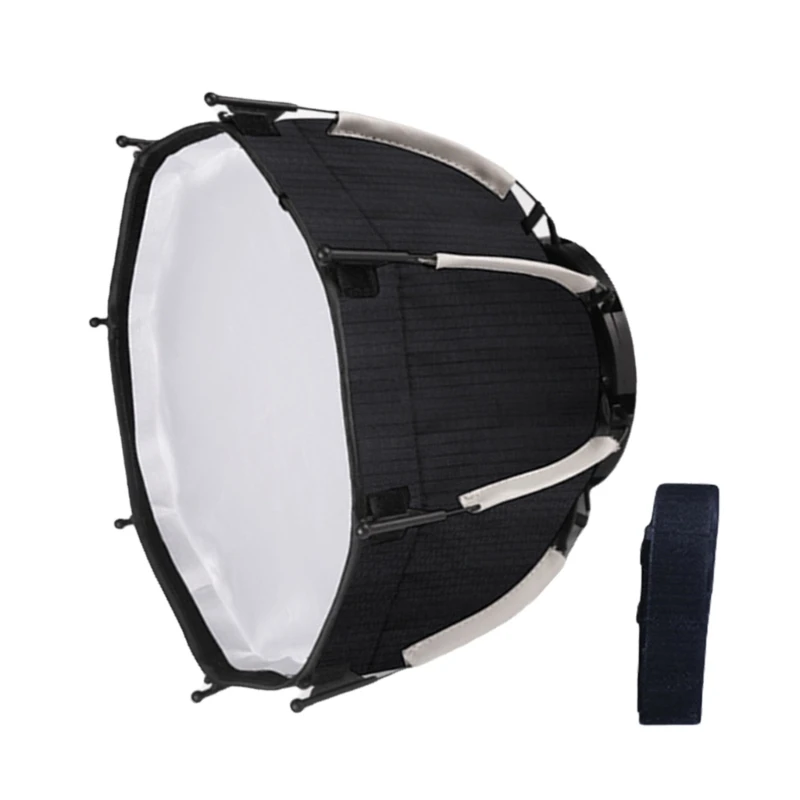 Quick setups 290mm Octagonal Soft Light Box with Mini Bracket Portable Octagonal Softbox Multifunction for Product Photography