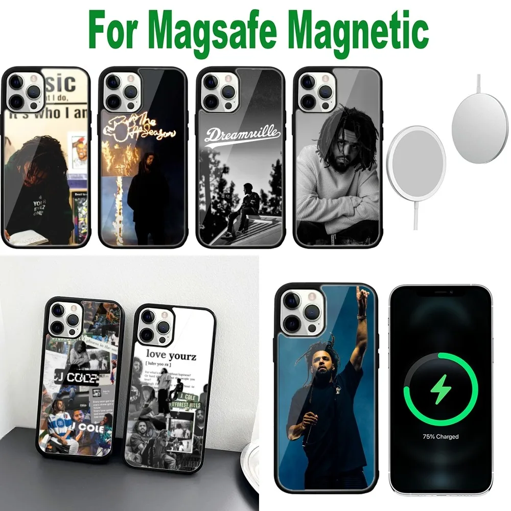 

Dreamville J COLE Phone Case For iPhone 16,15,14,13,12,11,Plus,Pro,Max,Mini Magsafe Magnetic Wireless Charging