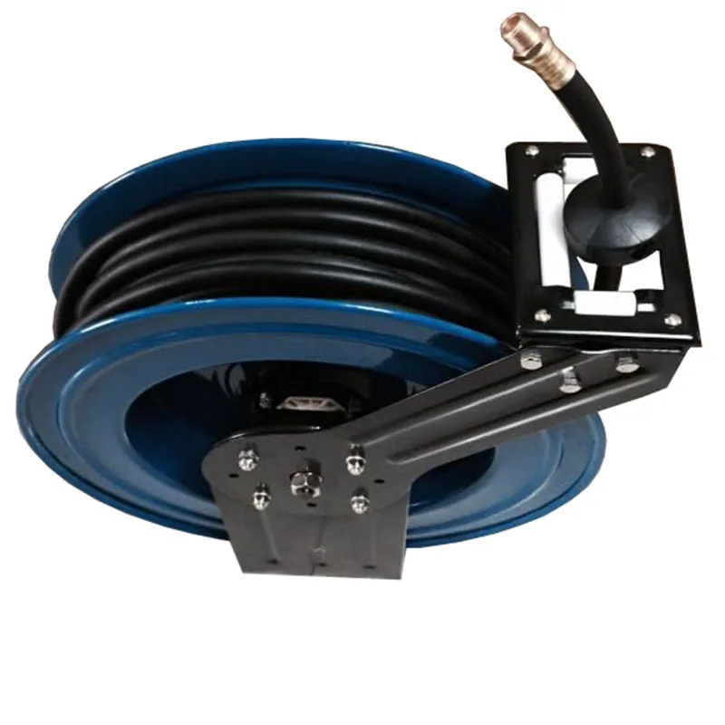 Automatic telescopic compressed air reel