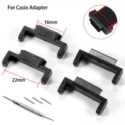 16mm Rubber Adapter for Casio Watch Band Refit Connector for GA-110/100/120 GD-100/110/120 DW-5600 GW-M5610 Accessories