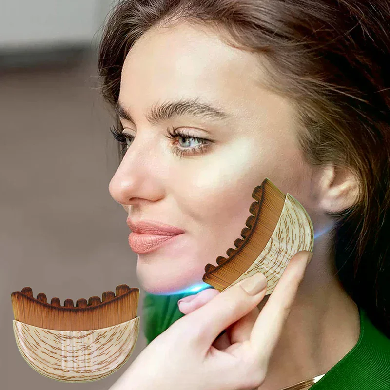 Brush Tool Portable Lymphatic Contour Face Multi-function Chin Reduce Puffiness Drainage Brushs Facial Sculpting