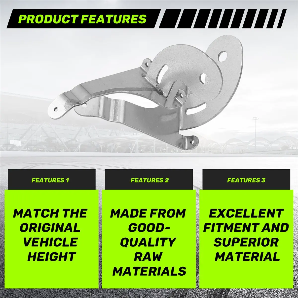 #24S (silver)Stainless Steel Car Front Grille Spot Light Fixing Bracket For-BMW,Automotive Parts & Accessories