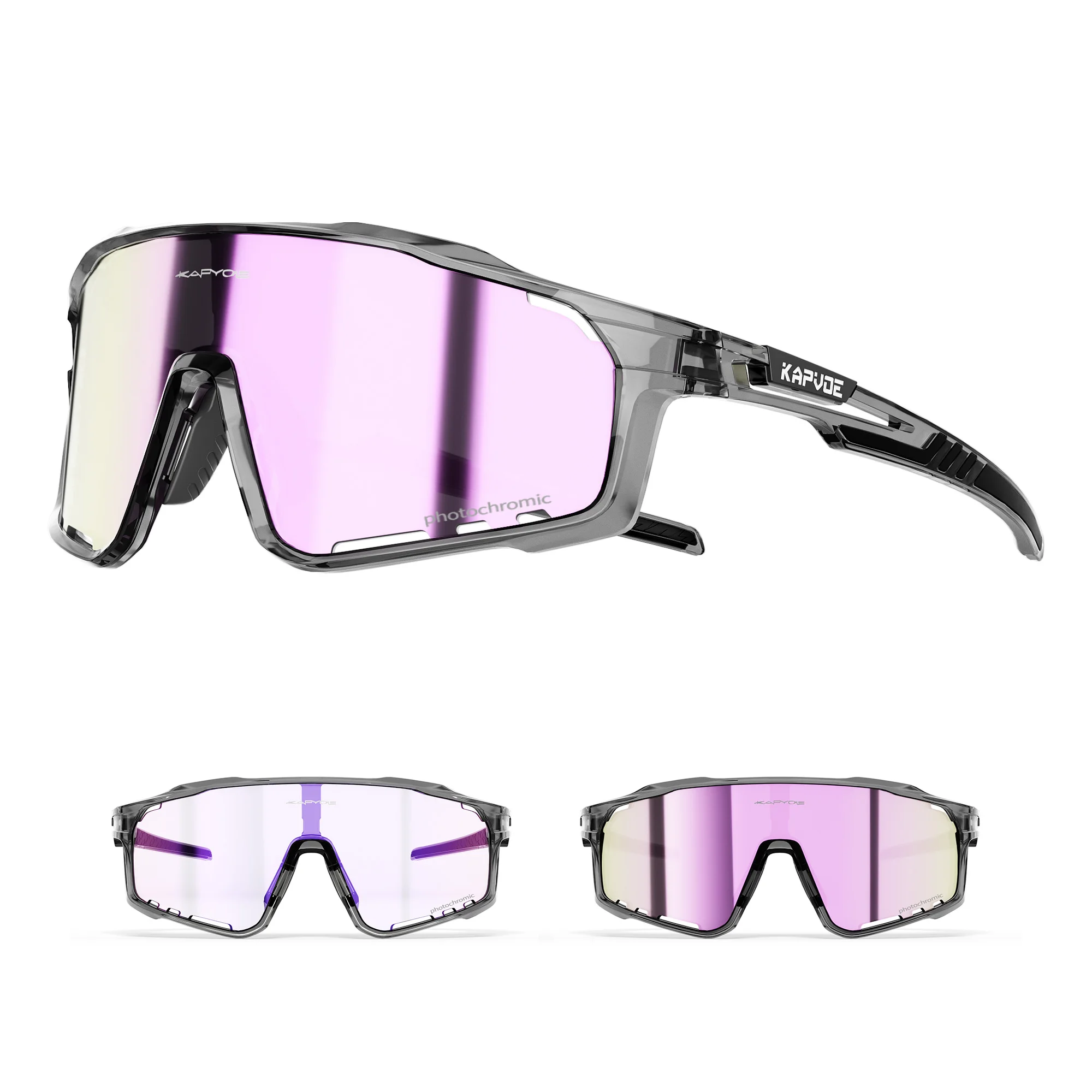 

KAPVOE уличные фотохромные солнцезащитные очки велосипедные очки мужские MTB походные очки женские велосипедные UV400 спортивные очки для скалолазания