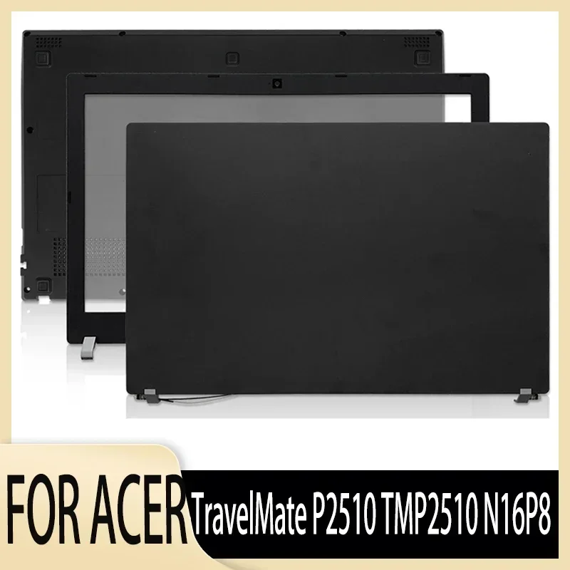 Nuova custodia posteriore per laptop lunetta per TravelMate P2510 TMP2510 N16P8 LCD copertura posteriore lunetta anteriore cerniere copertura alloggiamento custodia inferiore