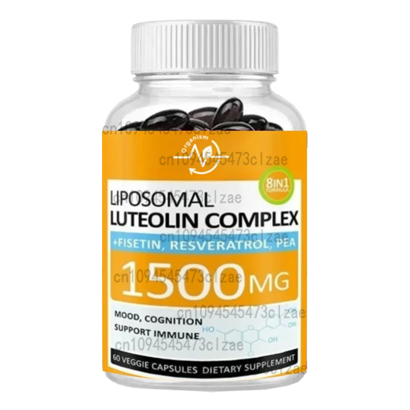 

Комплексные мягкие капсулы Liposomal Lutein, содержащие 1500 миллиграммы Fisetin, Resveratrol и горох для поддержки иммунитета.