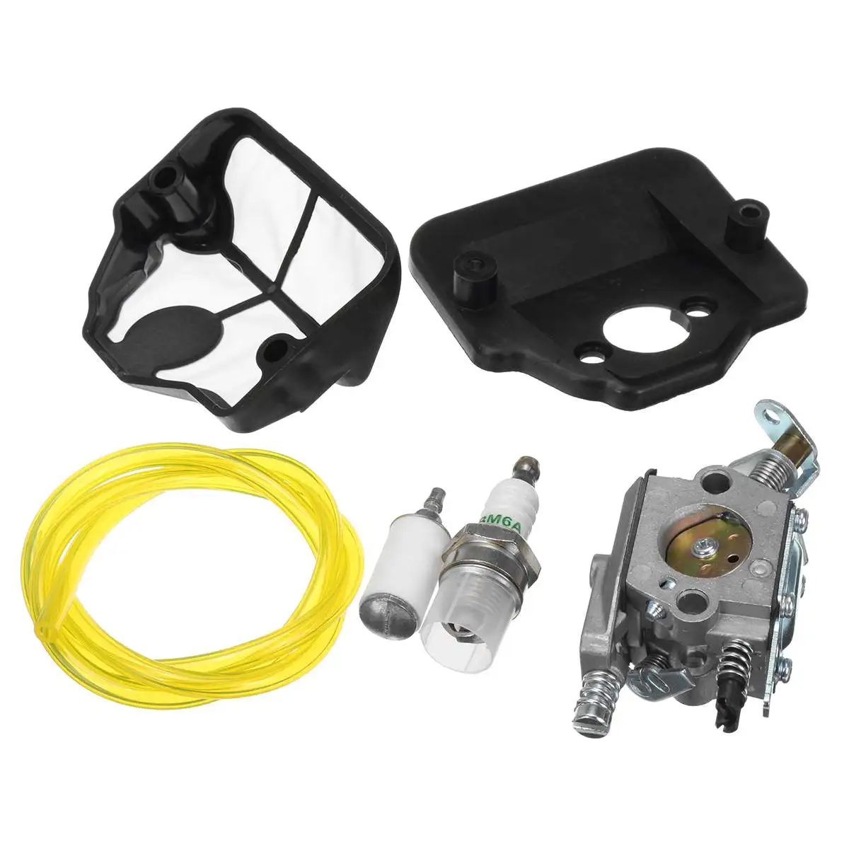 Carburetor Carb Fuel Filter Kit For Husqvarna 36 41 136 137 141 142 Chainsaw Zama C1Q-W29E 530071987 530019172 530035482